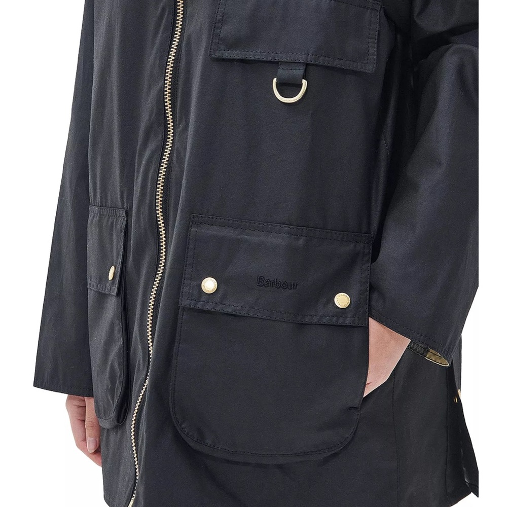 Barbour Highclere Waxed Cotton Jacket (Nwot) Gem